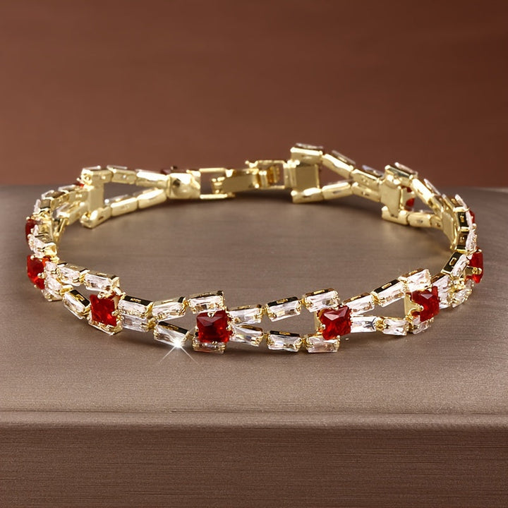 Elegant Luxe Tennis Bracelet