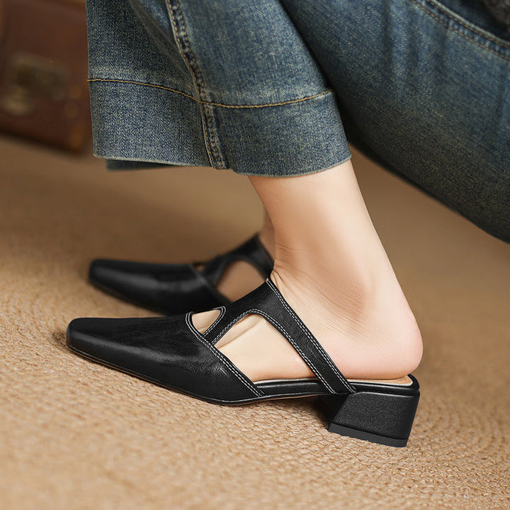 Dessa - Genuine Leather Mules