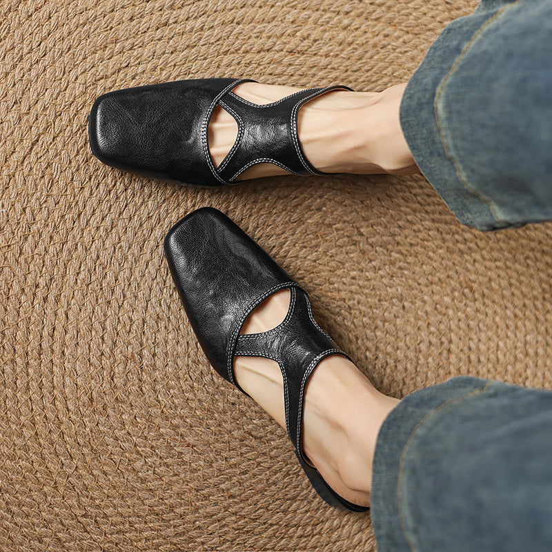 Dessa - Genuine Leather Mules