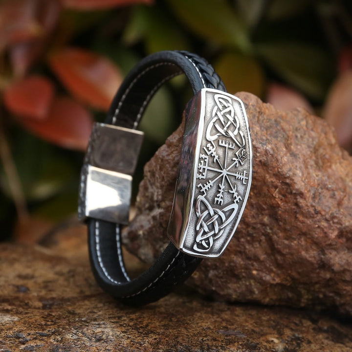 Silver Knot Pattern Bracelet