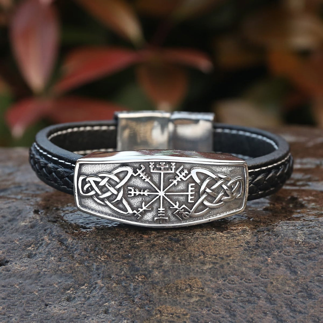 Silver Knot Pattern Bracelet