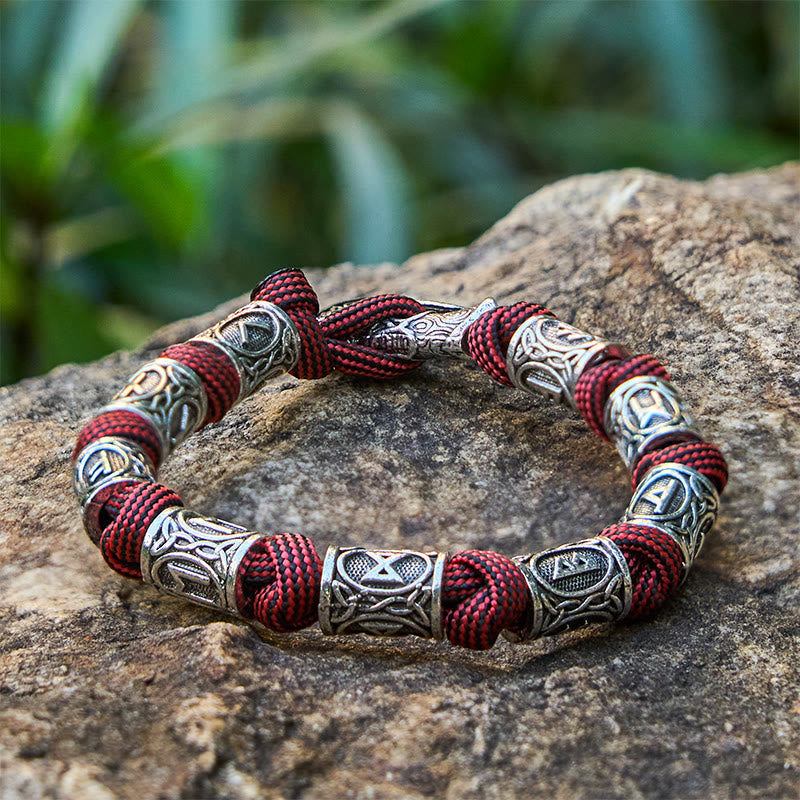 Rune Axe Braided Bracelet