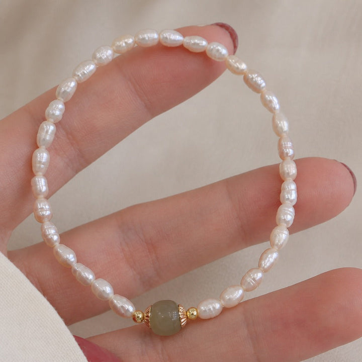 Jade Imperial Pearl Bracelet