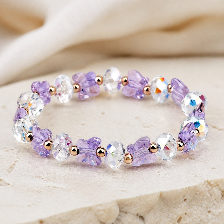 Butterfly Charm Beaded Bracelet