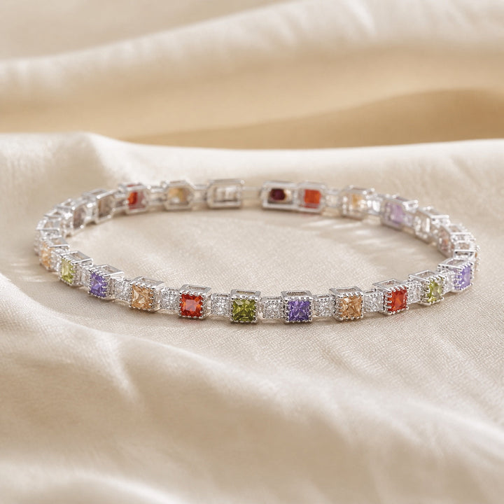 Zirconia Square Tennis Bracelet