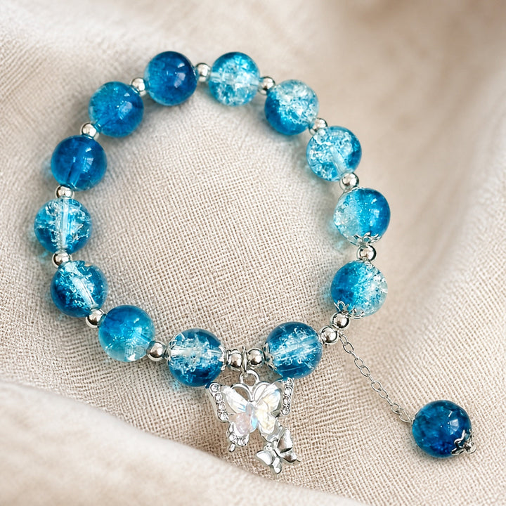 Charming Bead Butterfly Bracelet
