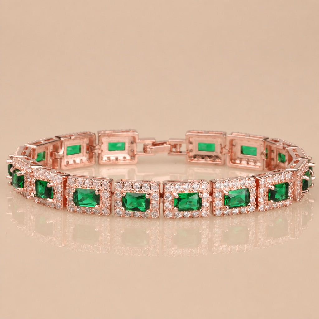 Emerald Green Statement Bracelet