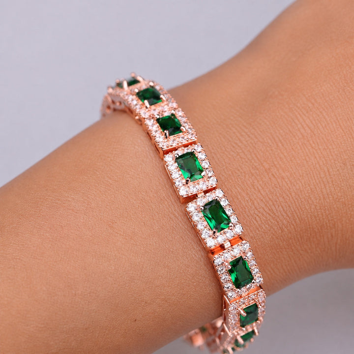 Emerald Green Statement Bracelet