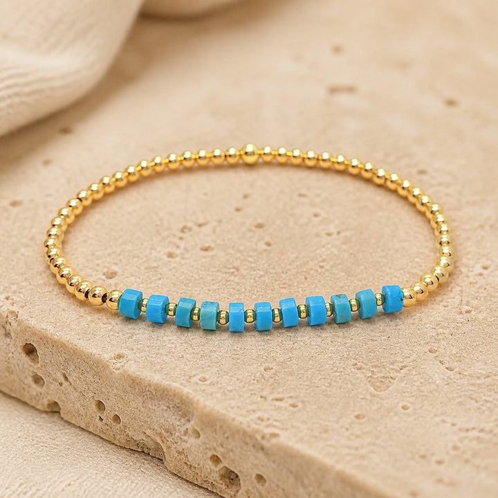 Vintage Turquoise Cross Bracelet