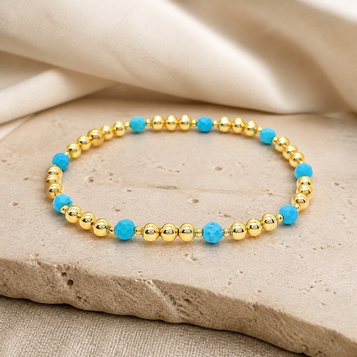 Vintage Turquoise Cross Bracelet