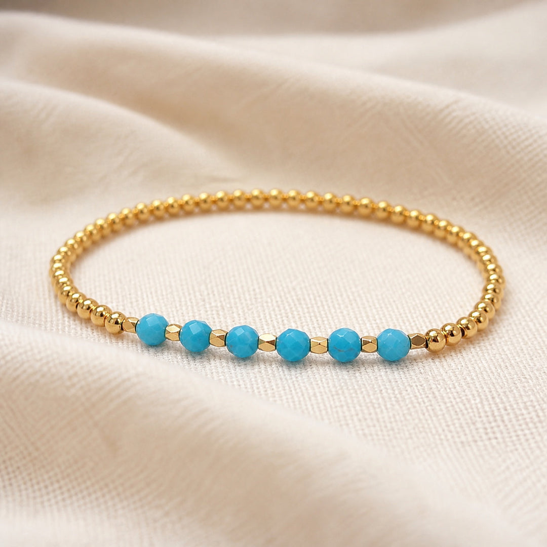 Vintage Turquoise Cross Bracelet