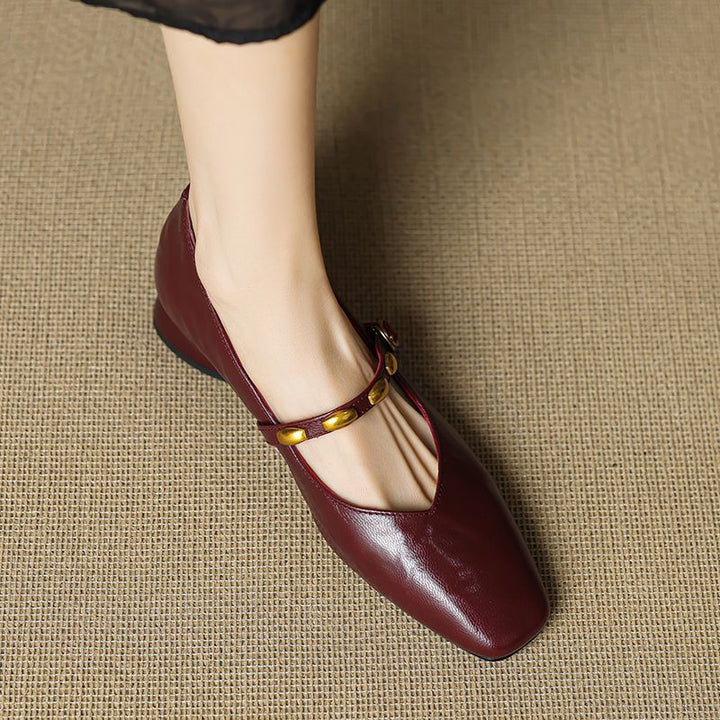 Zyra - Genuine Leather Flats