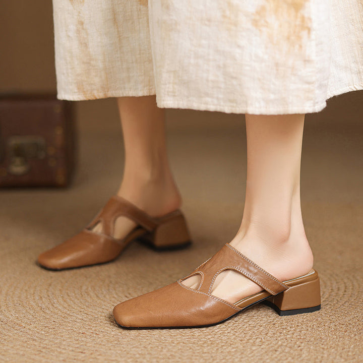 Dessa - Genuine Leather Mules