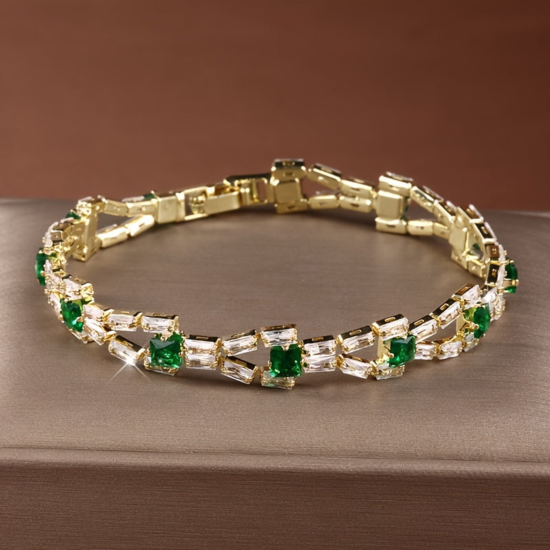 Elegant Luxe Tennis Bracelet