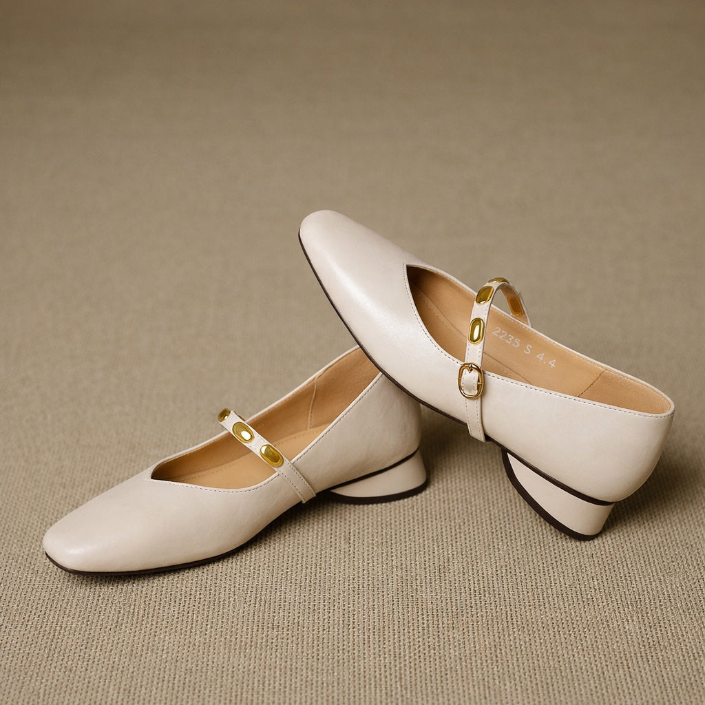 Zyra - Genuine Leather Flats