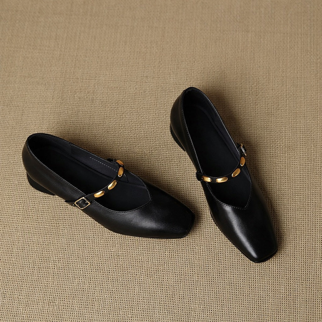 Zyra - Genuine Leather Flats
