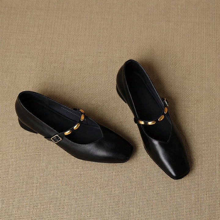 Zyra - Genuine Leather Flats