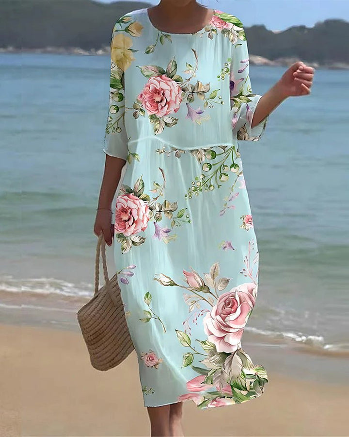 Keely™ – Sunset Flower Dress