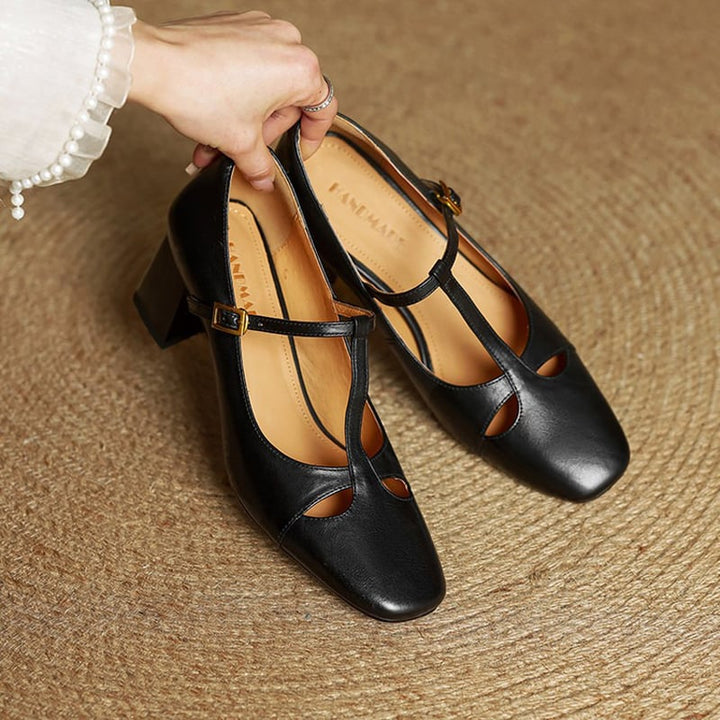 Alysa - Genuine Leather Heels