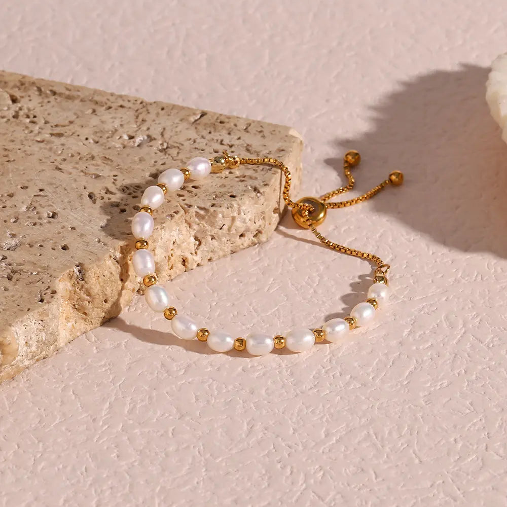 Aurelia Pearl Gold Bracelet