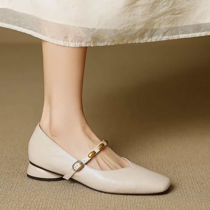 Zyra - Genuine Leather Flats