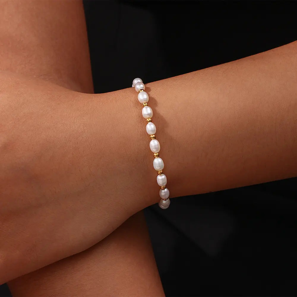 Aurelia Pearl Gold Bracelet