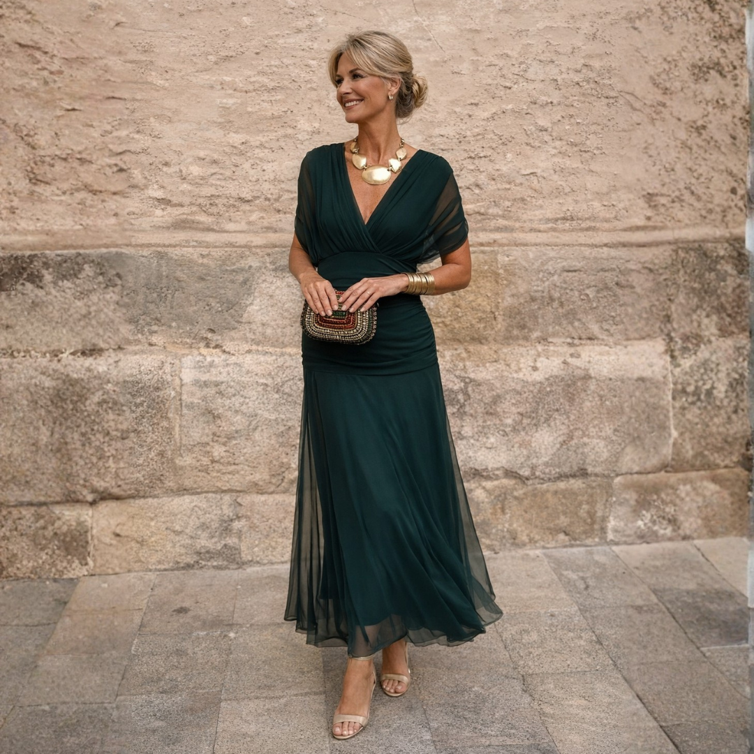 Morgan - Elegant Green Dress