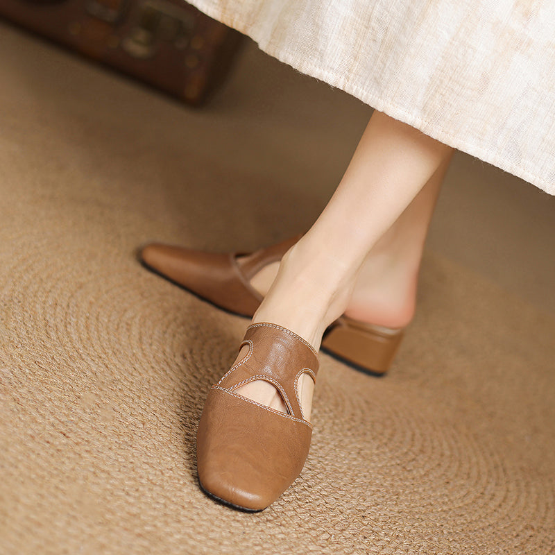 Dessa - Genuine Leather Mules