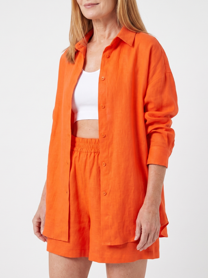 Philomena - Cropped Camisole And Wide Leg Pants Set