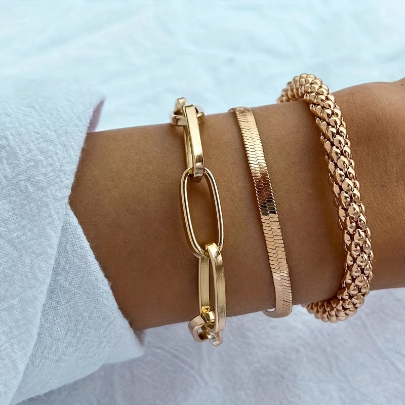 Multi Layer Boho Chain Bracelet