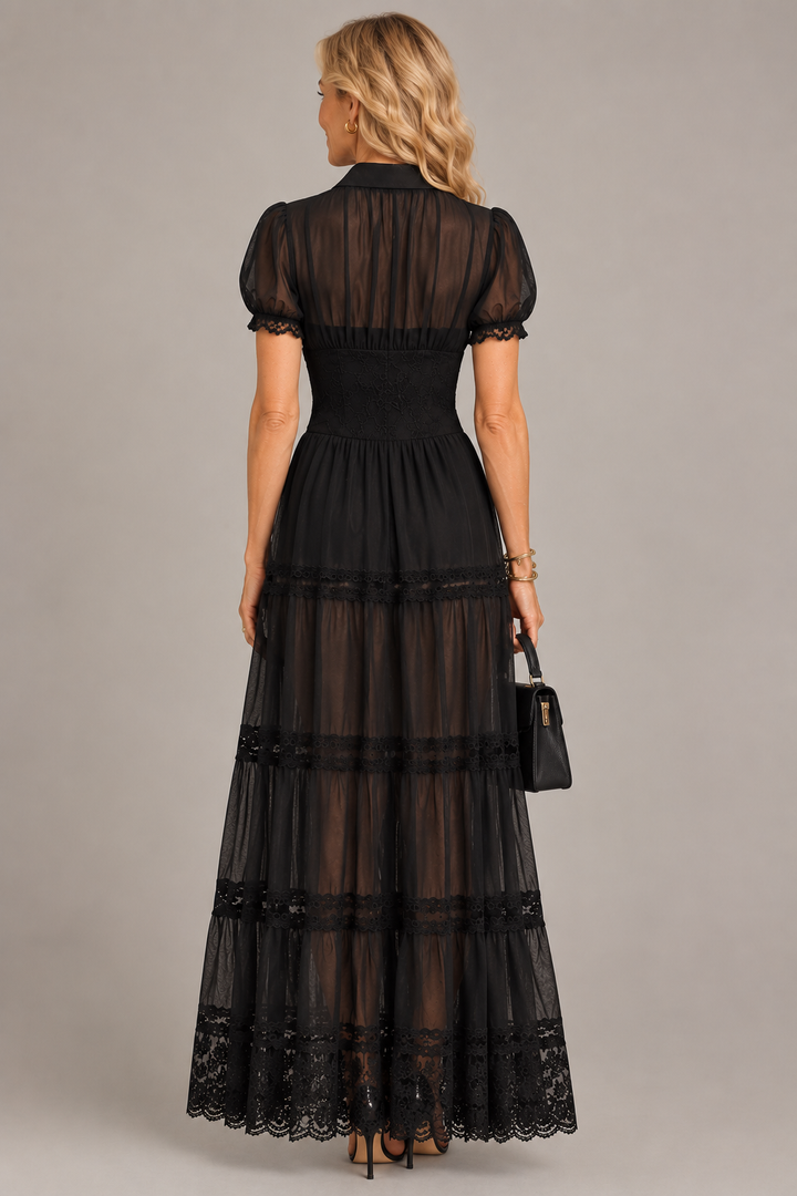 Amélie Elegant Maxi Dress