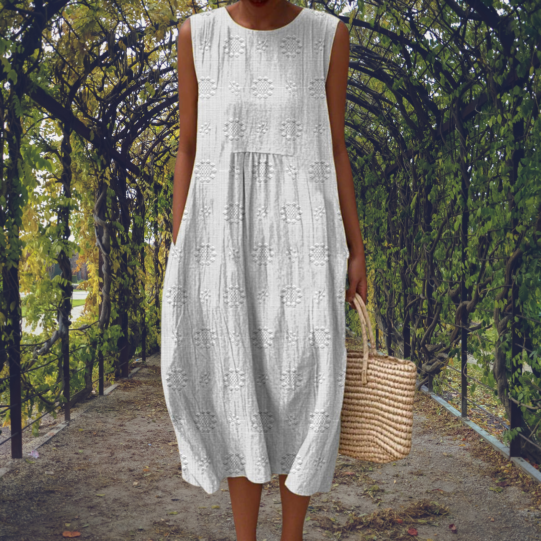 Kate™ – Elegant sleeveless dress with pockets
