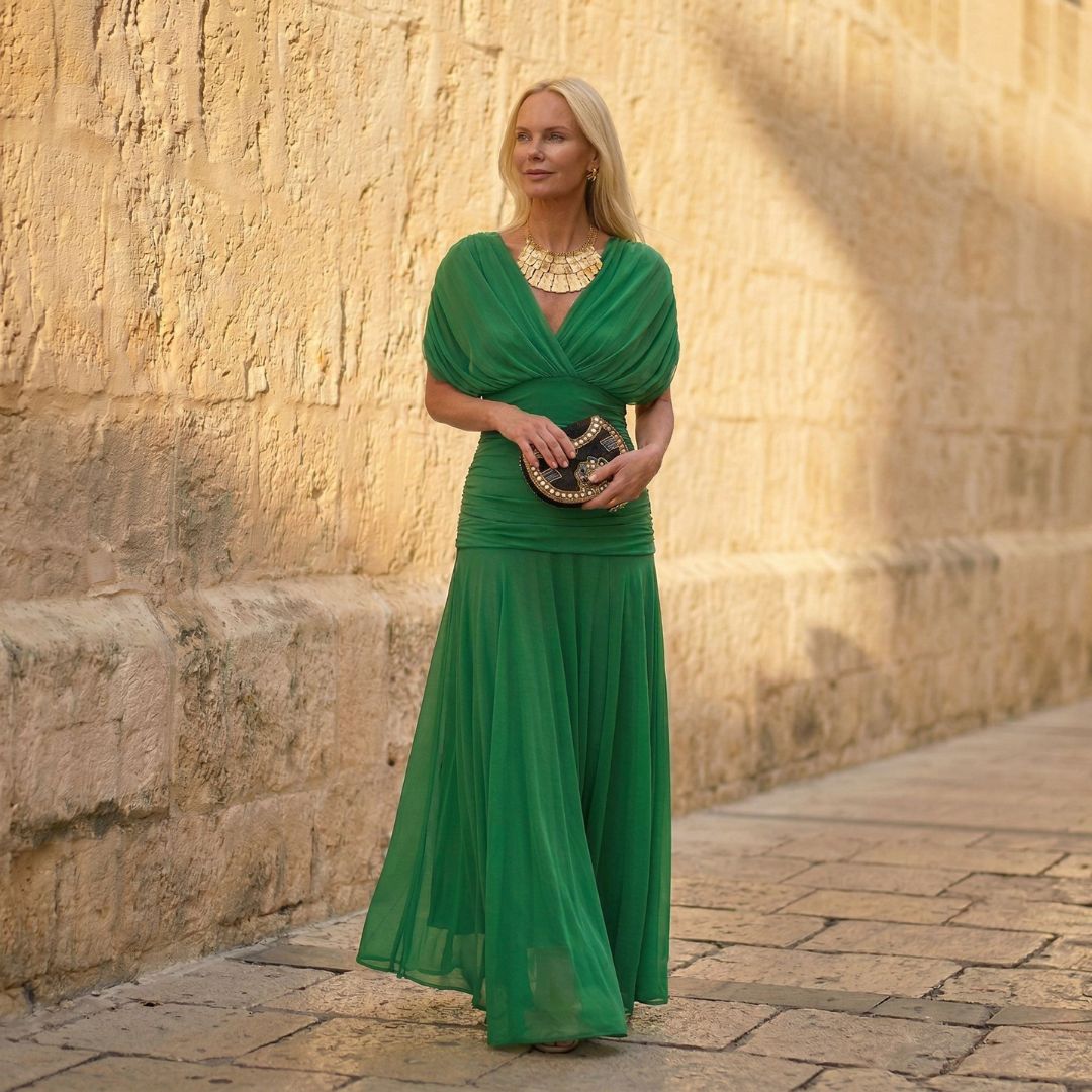 Sienna - Elegant Green Dress