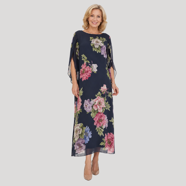 Elowen™ - Midnight Bloom Dress