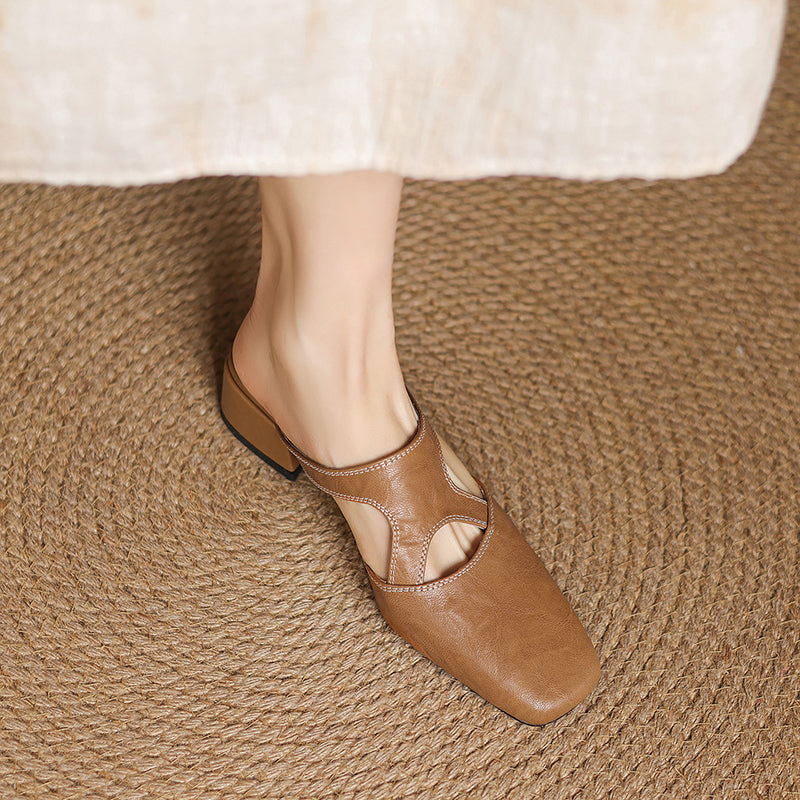 Dessa - Genuine Leather Mules
