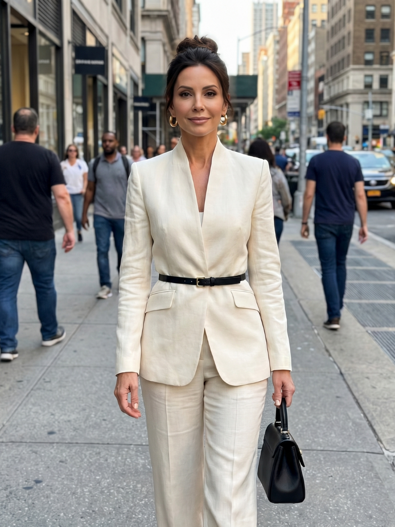 Delta - Structured Stand Collar Tailored Suit