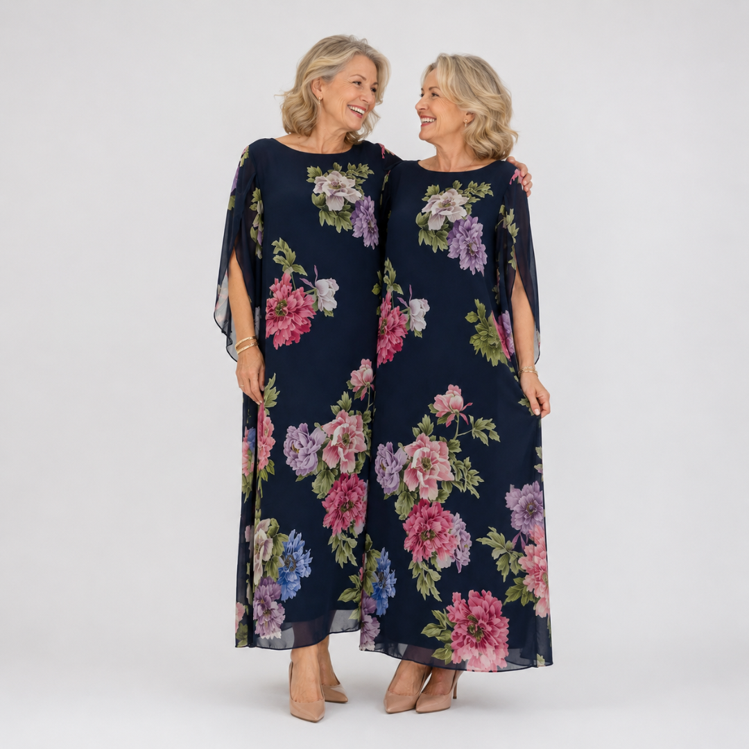 Elowen™ - Midnight Bloom Dress