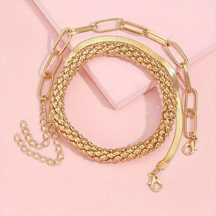 Multi Layer Boho Chain Bracelet