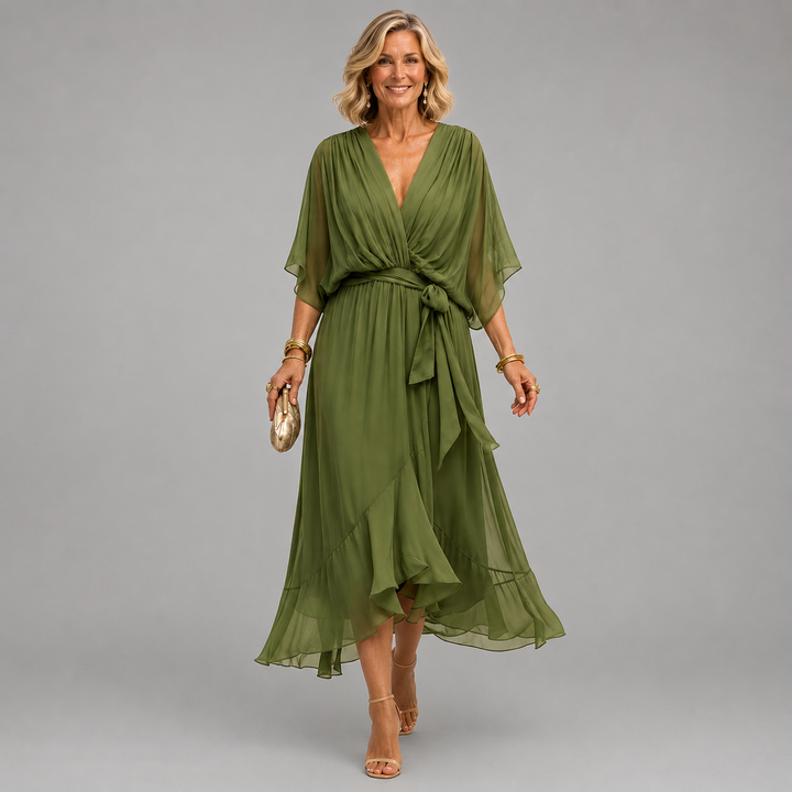 Monica™ - V-neck dress