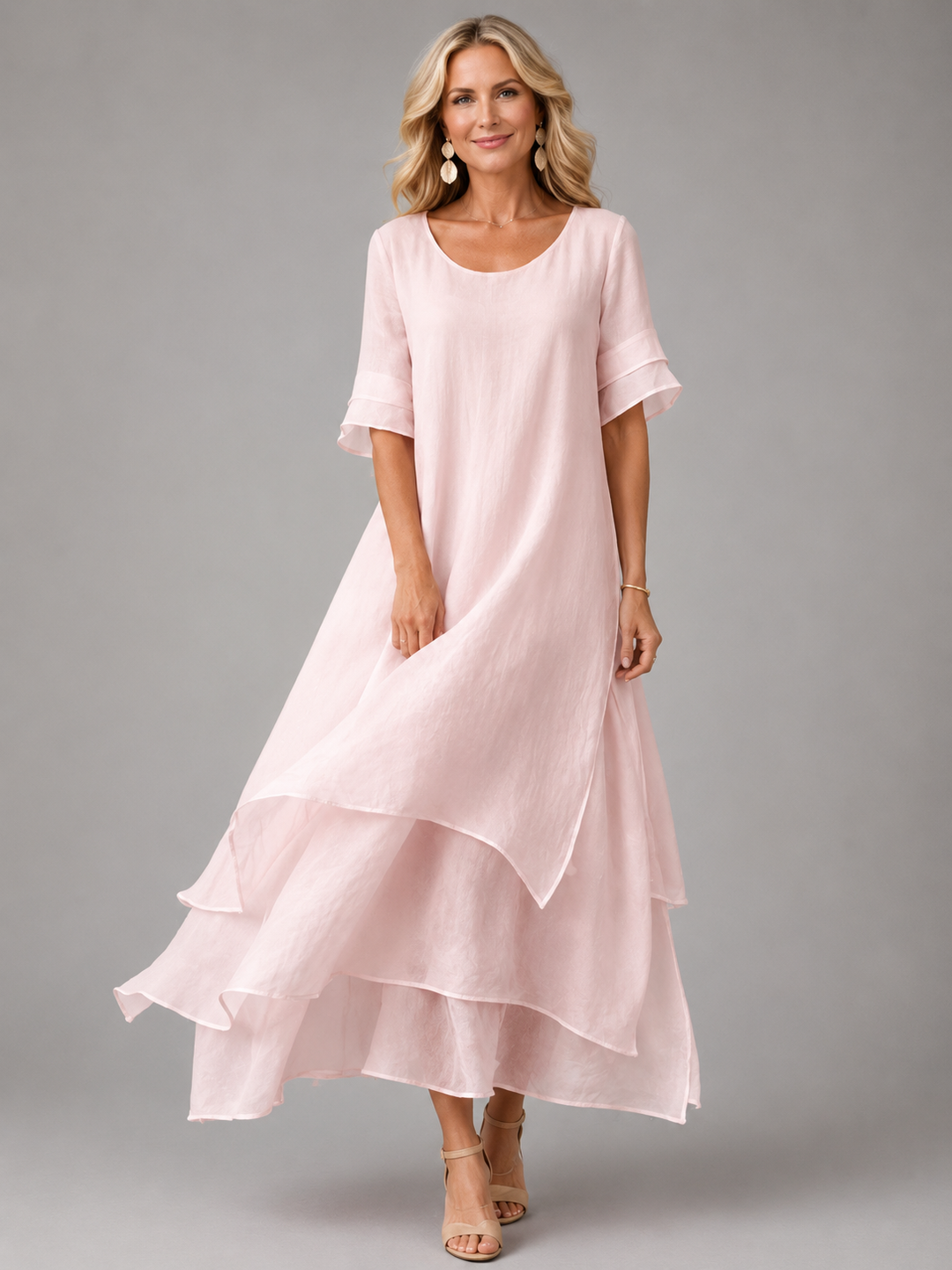 Liora™ - Flowing Grace Maxi Dress