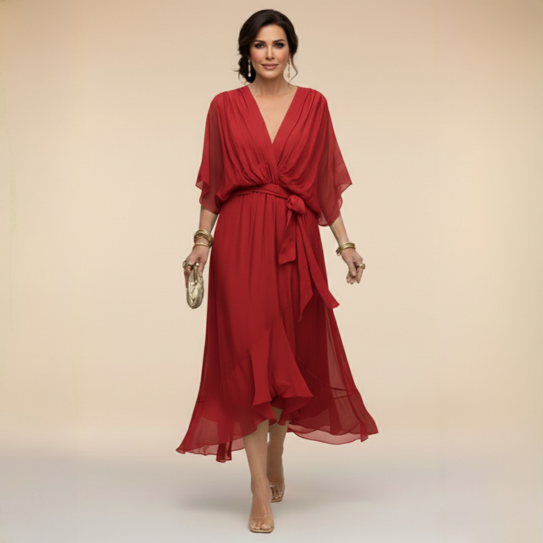Monica™ - V-neck dress