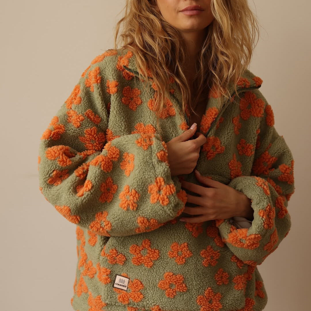 Floral™ | Fleece-Pullover