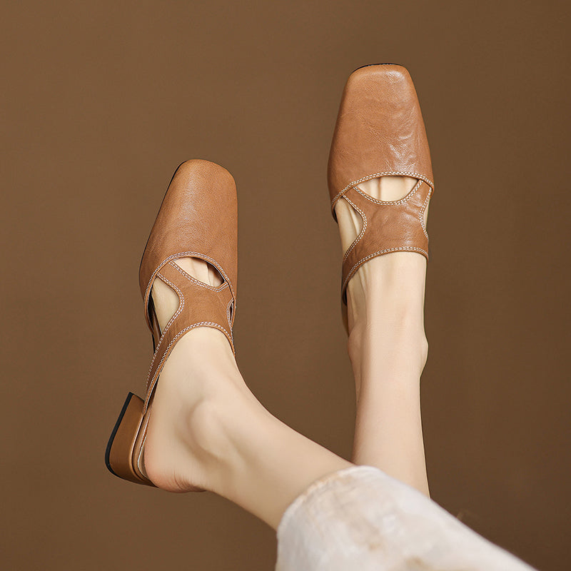 Dessa - Genuine Leather Mules