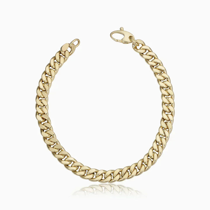 Estate Cuban Classic Gold Bracelet