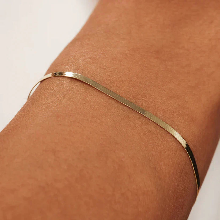 Soleil Serpent Gold Slim Bracelet