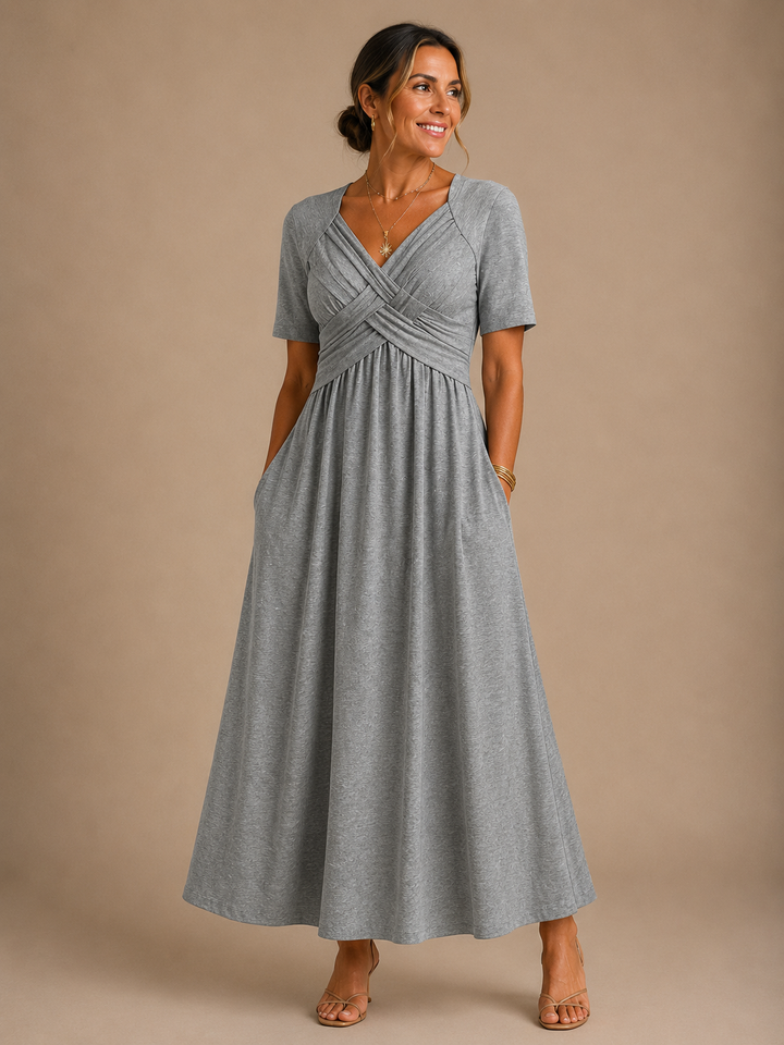 Angeli™ -  Elegant Midi Dress