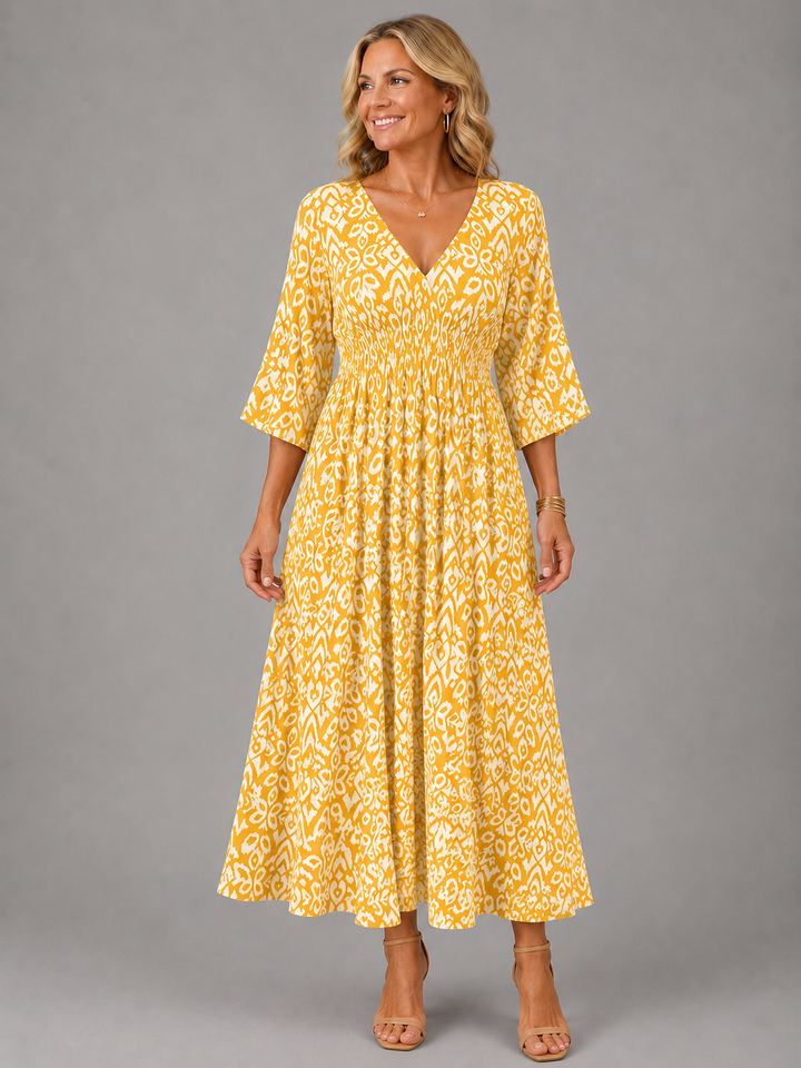 Althea™ - Bohemian Flow Midi Dress