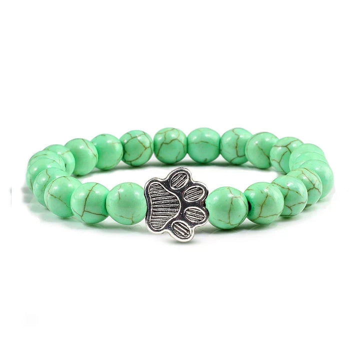 Crystal Paw Beaded Bracelet