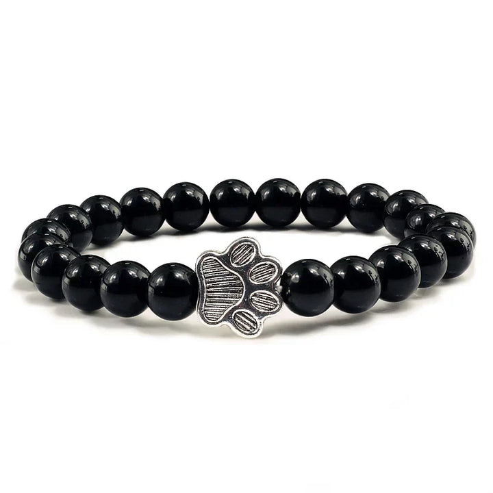 Crystal Paw Beaded Bracelet