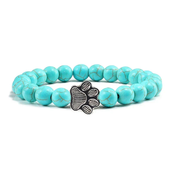 Crystal Paw Beaded Bracelet